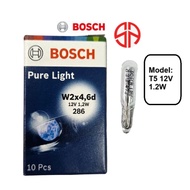 T5 12V 1.2W Bosch 1987302208 Pure Light Meter Bulb Dashboard W2x4,6d Interior Volvo Land Rover Audi 