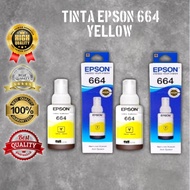 Tinta Epson 664 For Ink Printer L120 L210 L310 L360(Botol Baru)-Yellow