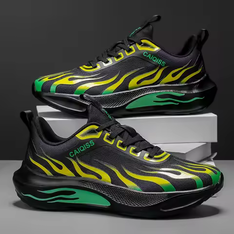 Mens Running Shoes 2025 New Cushioning Breathable Hiking Casual Sports Shoes Trendy Cosy Outdoor Sne