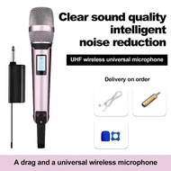 【UClanka】 Skm9000 Professional Uhf Wireless Dynamic Microphone Metal Mic For Karaoke Dj