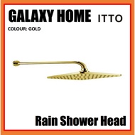 HIGH QUALITY RAIN SHOWER SET WITH SHOWER ARM - GOLD