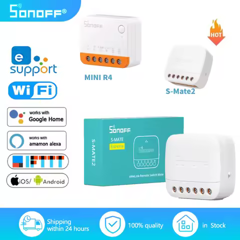 SONOFF Extreme Switch Mate S-MATE2 Mini R4 EWeLink-Remote Control Smart Switch For Smart Home Work W