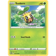 Sunkern / 005/195 / Common / Sword & Shield Silver Tempest Pokemon Trading Card Game PTCG