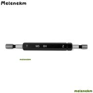 MELEN Thread Plug Gauge, M5x0.8 Black Double Ends Thread Gauge, Durable Steel Material 6H Tolerance 