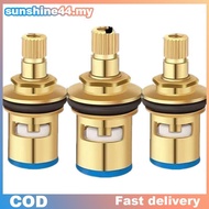 shine 10Pcs Leak-proof Universal Replacement Tap Valves Brass Ceramic Disc Inner Faucet  for Kitchen