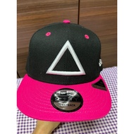 NE 9 Fifty Triangle Squid Games Baseball Cap Adjustable Snapback