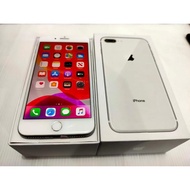 iphone 8plus 64gb silver mulus like new fullset