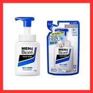 Men's Biore Foaming Face Wash, Main Bottle + 130ml Refill Set (1 set) / Men's Biore