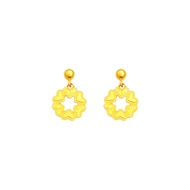 Ariel Heart Earrings in 916 Gold by Ngee Soon Jewellery