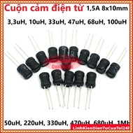 Electromagnetic Inductor 1.5A 8x10mm 3,3uH, 10uH, 33uH, 47uH, 68uH, 100uH, 150uH, 220uH, 330uH, 470u