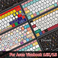 ASUS Vivobook 16X Keyboard Cover M1603Q M1605Y Vivobook 15 M1503Q A1504Z M1502 X1502ZA X1502Z Silicone Laptop Keyboard Protector M3500Q A1502 K3502 Protective Skin K3502Z