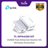 TP-LINK AV600 Fast Ethernet Starter Kit Wireless Powerline