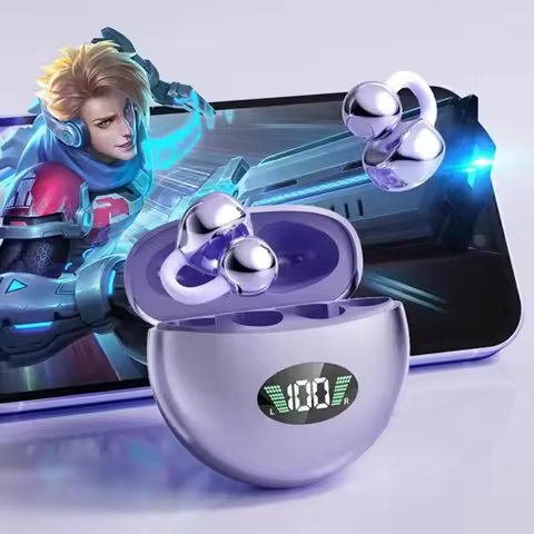 For Sony Q88 Wireless Earphones Bone Conduction Headset Bluetooth 5.4 Earbuds Clip on Ear Comfortabl