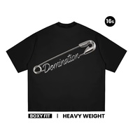Domination Labs Oversized Boxy T-shirt Heavyweight 16s Pin