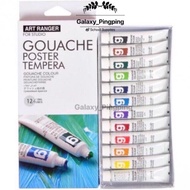 Art Rangers Gouache Poster Tempera Acrylic Paint (12ml X 12 tubes)