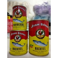 sardin tin ayam brand (mackarel)