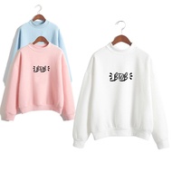 BTOB 2020 New Friends Printing Hoodies plus size Harajuku Crew Neck Sweats sweater Clothing Feminina Loose sweater Outwear Fall