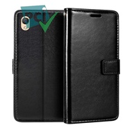 Casing Untuk Vivo Y51L Armor Classic Retro Wallet Leather Case Super PE Leather Full 360 Degree TPU 