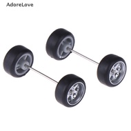 Ptr 1/64 Wheels For Hotwheels with Rubber Tire Model Model Car Modified Parts Toys LE