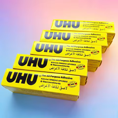 UHU Glue for Hair Extensions Strong Hold Adhesive for Keratin Bonding Hair Wefts Wig Repairs