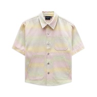 Men's Boxy Ziczac Pastel ToneJacket, Comfortable Jacquard Denim Fabric, AK0072, SOMEHOW