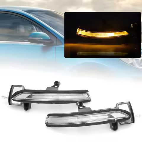 Door Wing Side Rearview Mirror Turn Signal Light With E Marker For Kia Rio 2018 2019 2020 2021 2022 