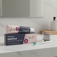 Pro Forty 40g Denture Fixative Cream with 1,2-Hexanediol & Menthol for All-Day Hold & Comfort, 1 PC