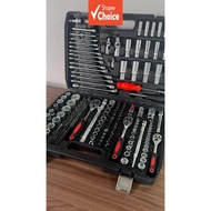 Reversible Ratchet Socket Wrench Set 216-Piece With Tool Box 1Set