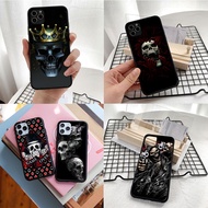 Silicone TPU Case Compatible for Samsung Galaxy J5 J8 J2 J7 J4 J6 Duo Prime Plus Core Pro Cover Soft DS-7 skull head