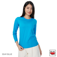 แตงโม (SUIKA) - เสื้อแตงโมคอกลมแขนยาว รุ่น SUPERSOFT LONGSLEEVES สี SS41 BLUE
