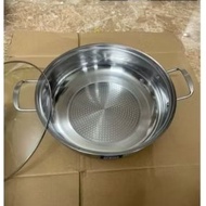 Stainless steel hot pot, stainless steel hot pot cooking pan with induction cooker
