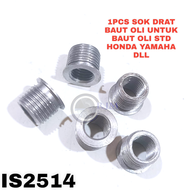 1pcs verbos sok drat baut oli untuk baut std baut 17 dalam m12 luar m16 mata bor besi 8.6mm nachi hs