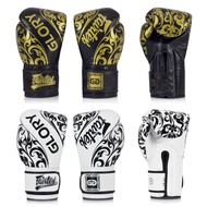 Fairtex Boxing gloves BGVG2 Glory Gloves for Training MMA (14,16 oz)  Limited edition for Sparring MMA K1 นวมซ้อมชก แฟร์แท็ค ทำจากหนังแท้