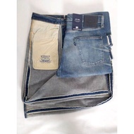 Celana Panjang Jeans Levis 511 Selvedge 2025 - Fit Slim - Warna Biru Tua - Kain katun campuran  Asli