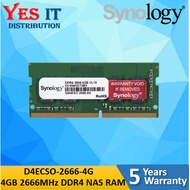 Synology D4NESO-2666-4G 4GB Ram DDR4 2666Mhz *RS820RP+/RS820+/DS920+/DS2419+/DS1819+/DS1618+/DVA3219