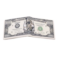 Men Money Canvas Wallets Credit ID Card Holder Bags Purses Currency Notes Pattern Insert Picture Cas