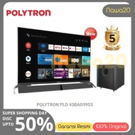 Polytron Smart Android Digital Mola Tv 43Inch Soundbar Pld 43Bag9953