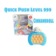 Pop it quick push premium 999 level Sanrio cinamoroll melody kuromi hello Kitty