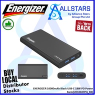 ENERGIZER 10000mAh USB-C 18W PD Power Bank(Black)(UE10047PQ_BK) (6 Months Warranty)