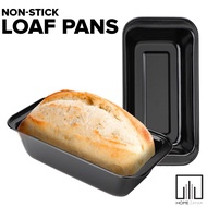 Loaf Pan,Bread Loaf Cake Baking Pan 8.5 x 4.5 Inch Black Carbon Steel Non Stick Loaf Baking Mold