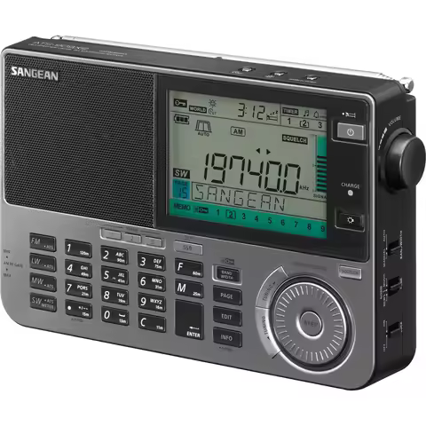 ATS-909X2 FM / SW / MW/ LW/ Air / Multi-Band Receiver Radio Stereo Portable Receiver Antenna Multiba