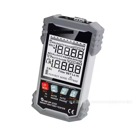 NEW IR500/IR502 0.000mΩ~ 500Ω Battery Internal Resistance Tester, Lead Acid Alkaline Lithium Battery