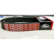 6PK-1155 GATES BRAND MICRO V-BELT