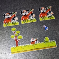 Duck Car Sticker Sticker Bully FC Red White Machine Game Duck Car Sticker Sticker Nostalgic Game Wee