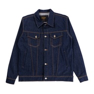 BLUE INDIGO TRUCKER DENIM JACKET - JEANS JACKET - DENIM JACKET