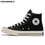 匡威（Converse）1970s 经典三星标黑色高帮鞋情侣运动鞋学生鞋休闲帆布鞋男女鞋 162050C 三星标经典黑 39/6