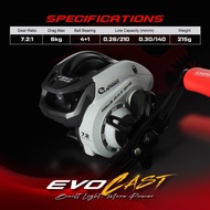 Eupro EVO CAST baitcasting left handle BC eupro mesin BC eupro