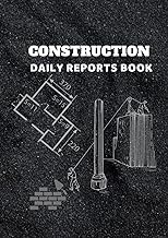 Construction daily reports book: document all on-site work done for a construction project in a give