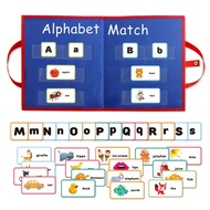 CVC Word Reading Game Letter Hanging Bag Montessori Early Education English Learning Flashcards Kids