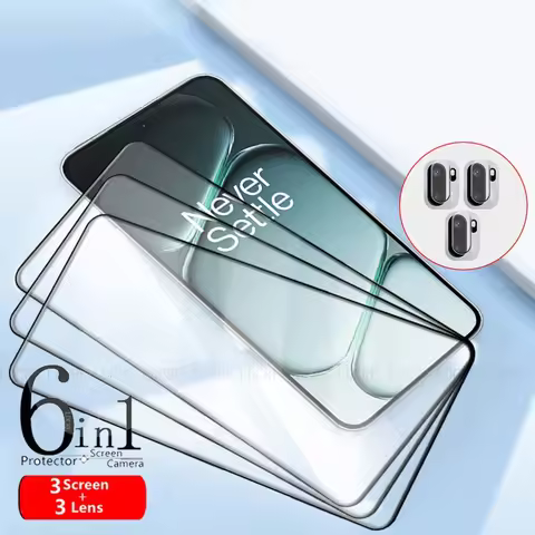 6-in-1 For Oneplus ACE 6 Glass Oneplus ACE 6 Tempered Glass Full Cover Glue 9H HD Phone Screen Prote
